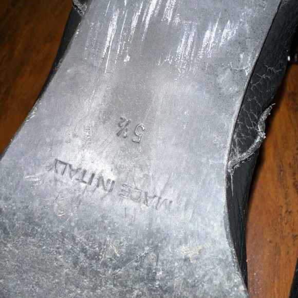 EVERLANE The Boss Boot Booties in Black Pebbled Leather ITALY MADE - Picture 12 of 13